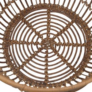 Round, hollow, transparent rattan laundry <b>basket</b>, moisture-proof and breathable, <b>large</b> capacity laundry <b>basket</b> for home use. - Product Image 3