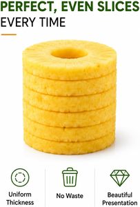 ที่ปอกสับปะรดแบบใช้ซ้ำได้ ทำจากสแตนเลส สำหรับเตรียมอาหารในครัว - Product Image 3