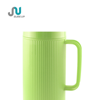Termo de Plástico con Recipiente de Vidrio Reemplazable, Tapa con Grifo, Botella de Agua, Taza de Té, Termo al Vacío para la Familia