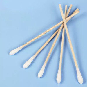 Hisopo Médico de Algodón Haishi Hainuo de 10cm, 50 Unidades, Esterilizado con Resina Epoxi, para Limpieza de Oídos de Bebés y Uso Cosmético - Product Image 3