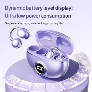 M97 OWS Clip d'oreille sans fil Écouteurs haut de gamme Matériau de galvanoplastie Mini boucles d'oreilles mode Écouteurs avec réduction du bruit d'appel AI - Product Image 5