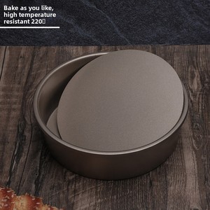 Juego de Repostería Multifuncional de 5 Piezas, Moldes para Pastel de Acero al Carbono Antiadherentes Negros con Molde Desmontable para el Hogar - Product Image 3