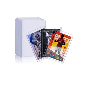 Étui de protection semi-rigide transparent en PVC personnalisé pour cartes de visite, épaisseur 35pt, avec motif de dessin animé, pour le classement et le commerce - Product Image 1