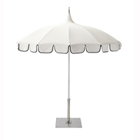Usine Grande Taille 200cm 8ft Coupe-Vent Boho Macramé Toile En Plein Air Hôtel Jardin Parasols Plage Soleil Piscine Parapluie avec Glands