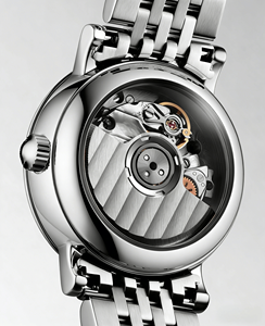 Reloj de Vestir Elegante para Mujer con Bisel de Diamantes, Esfera de Nácar, Ventana de Fecha, Brazalete de Acero Inoxidable, Movimiento de Cuarzo de Precisión Longinesing - Product Image 3