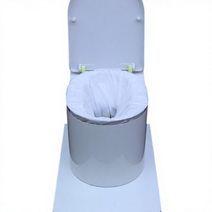 Commode compacte OEM écologique sans eau avec divertisseur d'urine séparé, auto-ensachage en un clic, chasse d'eau sèche et télécommande pour camping-car - Product Image 1