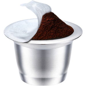 Nouvelles Idées de Produits 2023 Capsules Espresso Réutilisables Dosettes de Café Rechargeables Tasses en Acier Inoxydable Filtres - Product Image 3