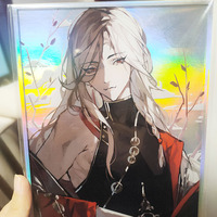 Özelleştirilmiş İmza Shikishi panoları japon animasyon desen Shikishi kurulu Glitter arka plan akrilik Shikishi