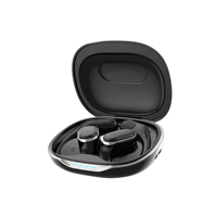 Écouteurs sans fil TWS avec boîtier translucide, autonomie de 60 heures, transducteur de 18 mm, Bluetooth 5.4, écouteurs sportifs pour les trajets quotidiens, les voyages, la salle de sport et l'entraînement