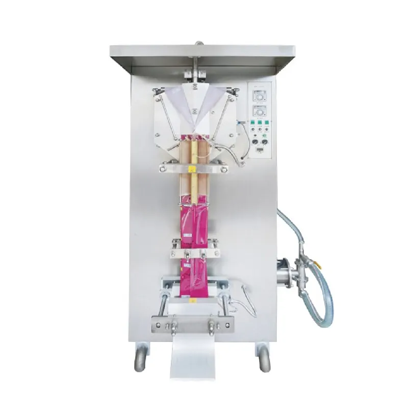 Goede Kwaliteit Water Melk Drank Azijn Vloeistof Automatische Water Pouch Verpakking Machine