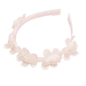 إكسسوارات شعر بتصميم خرافي للأطفال عصابة رأس يدوية للتصوير الفوتوغرافي للسفر عصابة رأس ببتلة زهور لؤلؤ - Product Image 1