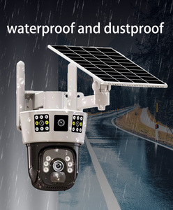 Năng lượng mặt trời 360 ° Pan-Tilt ngoài trời Camera An Ninh tầm nhìn ban đêm thông minh phát hiện chuyển động theo dõi con người 4G Sim mạng Máy ảnh - Product Image 6