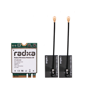 Module sans fil A8 M.2 E Key WiFi 6 Bluetooth 5.2, adaptateur réseau intégré à double antenne Radxa - Product Image 1