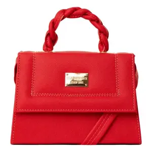 Bolso Bandolera Rojo Fana Nicole, Material PU, Cierre Magnético, Correa para el Hombro, Uso Diario para Mujer - Product Image 3