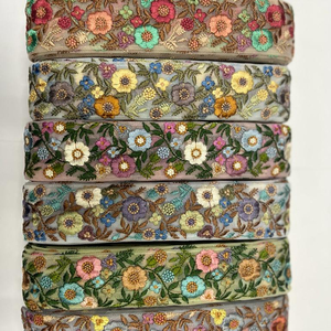 Dentelle coupe broderie dentelle coupe pour vêtements robe bandeau accessoires - Product Image 1