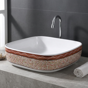 Lavabo rond en pierre décoratif pour extérieur, avec finition en porcelaine, pour usage hospitalier - Product Image 5