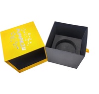 Boîtes d'emballage en carton ondulé personnalisables en matériaux recyclés avec impression dorée pour bijoux et emballages cadeaux - Prix négociable