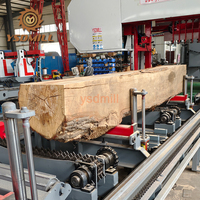 YSDMILL Nouvelle scie à bois automatique robuste à bande horizontale hydraulique pour le travail du bois