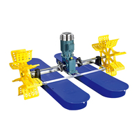 Aérateur solaire pour bassins piscicoles Water Saver, moteur à roue à aubes flottante pour une aquaculture de crevettes à haute productivité