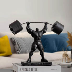 Artesanías de resina creativas, figura de atleta, escultura, hombre musculoso, modelo de Hércules, adornos deportivos, regalo de apertura de gimnasio - Product Image 5