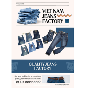 Pantalones de diseño Harem de cintura media para hombre de primera calidad transpirable personalizable nuevo desgastado Casual ODM tela vaquera Formal hecha en Vietnam - Product Image 6