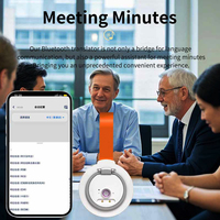 Traducteur de langues intelligent magnétique portable facile à utiliser avec connectivité 5.2 4G/5G, 30 langues pour l'apprentissage et le travail international