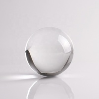 IDEAL gros décoratif 80mm bleu vert ambre jaune verre boule de cristal sphère pour la maison décorations de Table