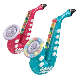 Juguete de Saxofón de Simulación para Bebés con Luces y Música, Instrumento Musical Educativo para Niños - Product Image 1