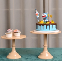 Support à gâteau rond en fer coloré, présentoir à desserts et pour mariages, pour les célébrations d'anniversaire et autres événements, outils pour gâteaux