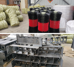 Cepillo para Vacas, Cepillo Corporal para Vacas, Cerdas de Nailon y Acero Inoxidable para el Cuidado y Masaje de Ganado Lechero - Product Image 6