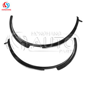 هونغانغ ، شفروليه كورفروليه C8 من ألياف الكربون واسعة الجسم رفرف الملحقات سيارة الجبهة كار الحاجز مشاعل-4 قطع - Product Image 3