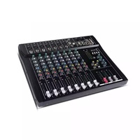 Console de mixage DJ professionnelle DT8 à 8 canaux avec Bluetooth, mixeur audio-vidéo pour karaoké, scène, fête, diffusion en direct