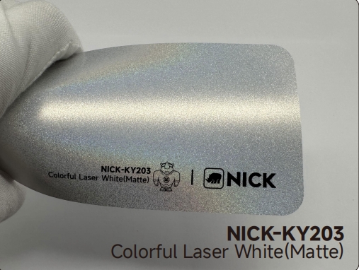 Laser coloré blanc (mat)
