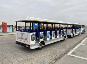 Tren Turístico Certificado por la CE, de 58 Asientos, Diseño Abierto, Duradero y de Larga Duración, para Parques y Resorts - Product Image 3