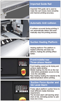Impresora de Sublimación de Formato Grande Locor de Alta Velocidad, 1.8m/6 pies, 3/4 Cabezales, Precio de la Máquina de Impresión Plotter, Cabezal I3200-A1