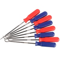 Kit d'outils de réparation automobile 4 pièces manuel, avec étui rigide OEM, pour le retrait de joints d'huile, de joints toriques et de garnitures de pneus