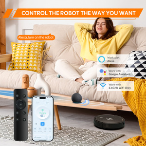 Robot aspirateur et serpillière E2 3500Pa 3-en-1, autonomie de 120 min, navigation aléatoire, capacité de franchissement de 20 mm pour la maison - Product Image 6