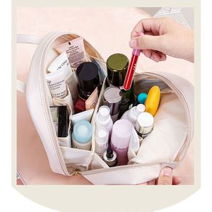 Bolsa de Maquillaje Portátil para Mujer, Bolsa de Almacenamiento de Gran Capacidad, Bolsa de Mano de Moda para Vacaciones, Impermeable - Product Image 5
