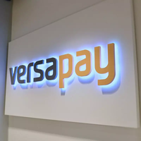 Letrero LED 3D Acrílico Personalizado con Tiras LED, Transformador Resistente a la Lluvia para Empresas y Hospitales, Decoración Exterior de Pared