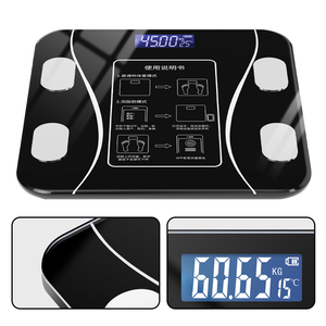 180 kg Banyo Tartısı Akıllı Vücut Yağ Ölçer Elektronik Tartı Pil İle Çalışan Tartı - Product Image 4