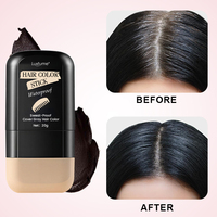Pensil Pewarna Rambut Instan, Penutup Uban, Tahan Air, Dengan Sisir