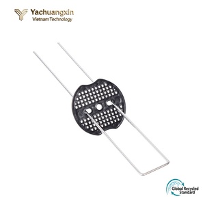 YCX Horticultural U-Shaped Nail for Greenhouse Weeding Cloth Insect Proof Net Fixing with Gasket Industrial Grade <b>Metal</b> <b>Tent</b> <b>Peg</b> - Product Image 1