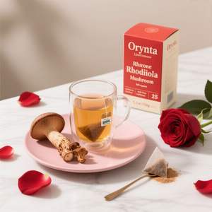 ชา adaptogen สูตรสิงโต & โรดิโอลาสูตรที่กำหนดเอง, 25ถุง | ปราศจากคาเฟอีน, หวานเบาๆจากวันที่และมะเดื่อ - Product Image 2