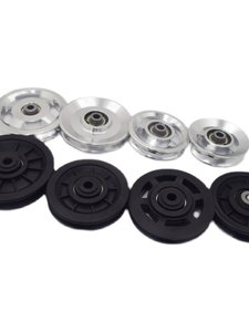 Équipement de gym commercial : Roue silencieuse en nylon 70 80 90 115 pour machine à câble croisé, pièces et accessoires de fitness - Product Image 5
