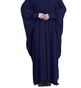 Abaya Caftan <span class=keywords><strong>M</strong></span>-XXL, Abbigliamento Islamico per Donne, Stile Arabia Dubai Malesia Indonesia, Vestito Musulmano con Hijab - Product Image 4