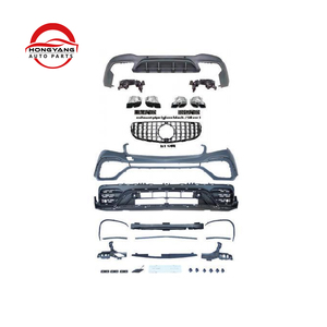 Kit de lifting à GLC63 <span class=keywords><strong>AMG</strong></span> Bodykit calandre pare-chocs avant pour Mercedes Benz X253 2015-2019 pare-chocs voiture <span class=keywords><strong>prix</strong></span> auto accessoires - Product Image 1