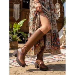 Botas Altas Modi para Mujer, Material TPU, Tacón de Plataforma, Antideslizantes, para Oficina - Product Image 3