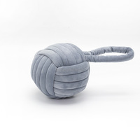 Butée de porte lestée en tissu noué en polyester, design Art Déco durable, couleur personnalisable pour usage domestique et autres décorations intérieures