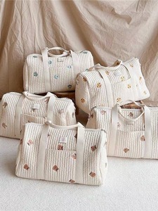 Grand sac de <span class=keywords><strong>maternité</strong></span> pour maman Sac à langer pour bébé Organisateur de couches pour poussette Portable Bagages Sacs fourre-tout Sac messager à langer pour voyage - Product Image 3