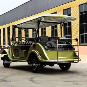 ZOWN Brand Heavy Duty Electric Vintage Car Steel Reinforced Chassis Sightseeing Vehicle 4 <b>Wheels</b> 2-Year Warranty Long Use - Product Image 3